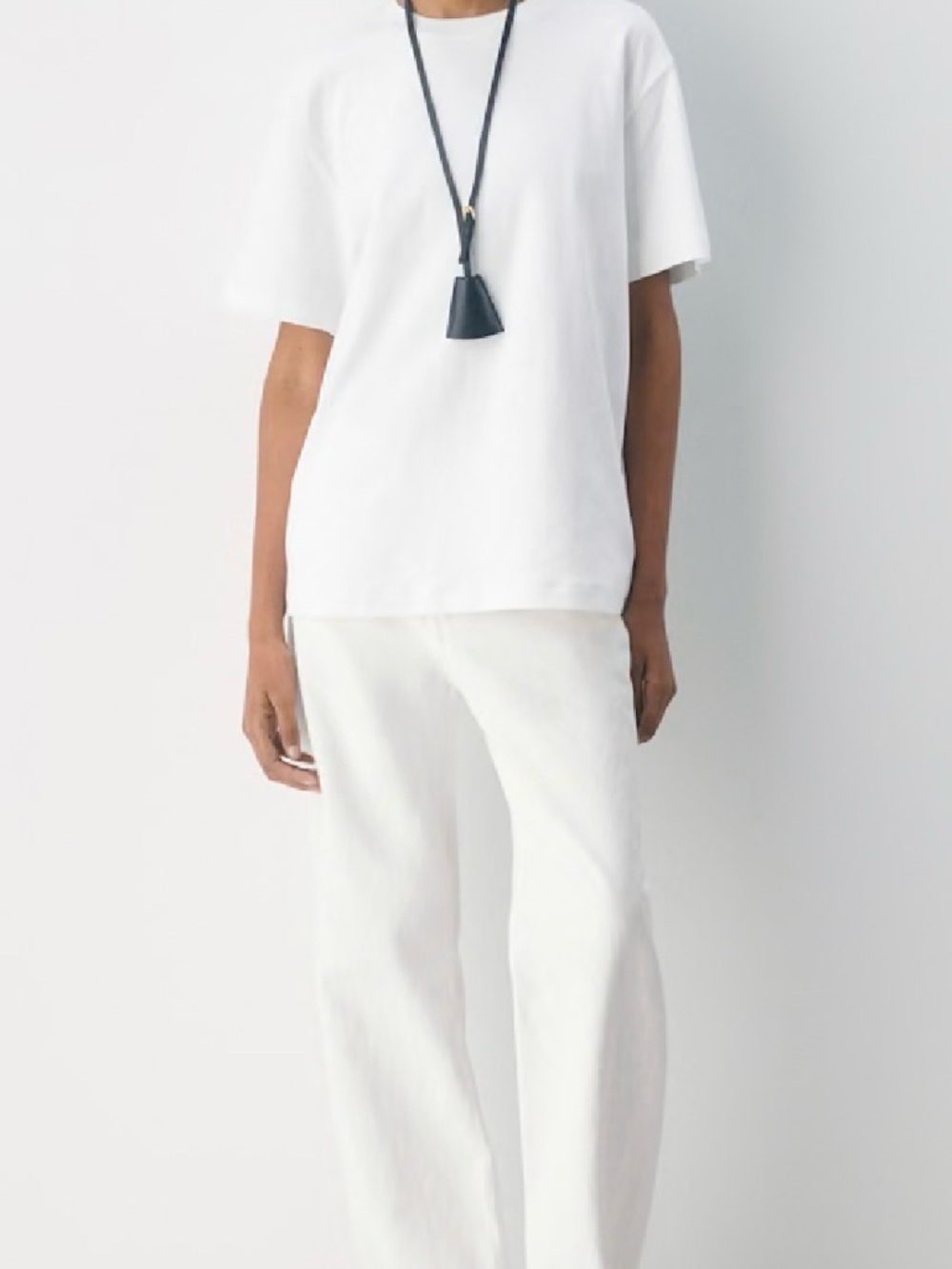 Babaton White Short Sleeve Tee